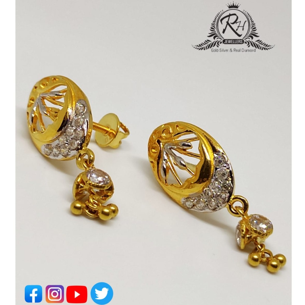 22 carat gold classical earrings RH-ER260