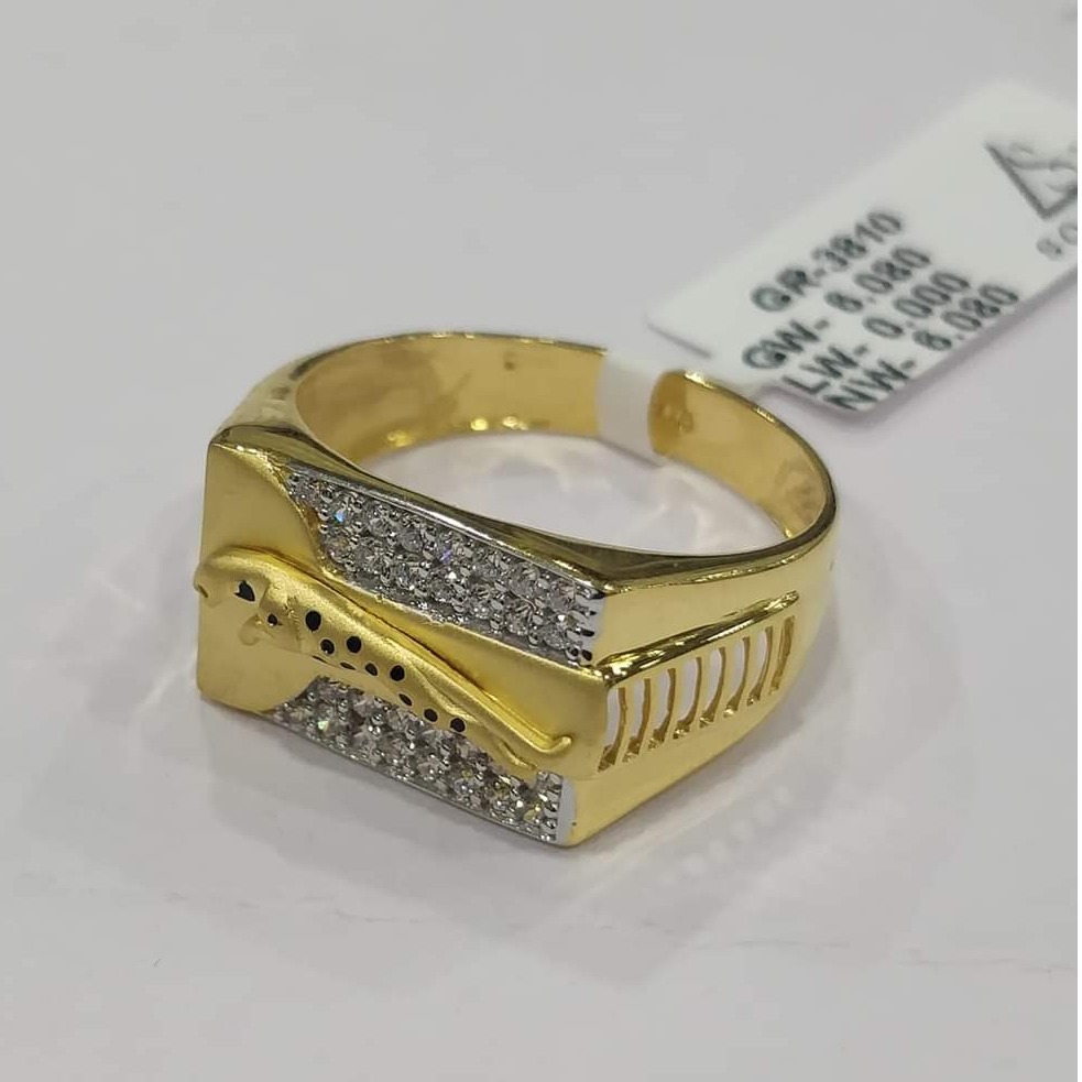Gold Ring Golden 22 Carat Gold Flower Ring - GRLZB005, 2.920 Gm, Size:  Adjustable at Rs 3700 in Mandsaur