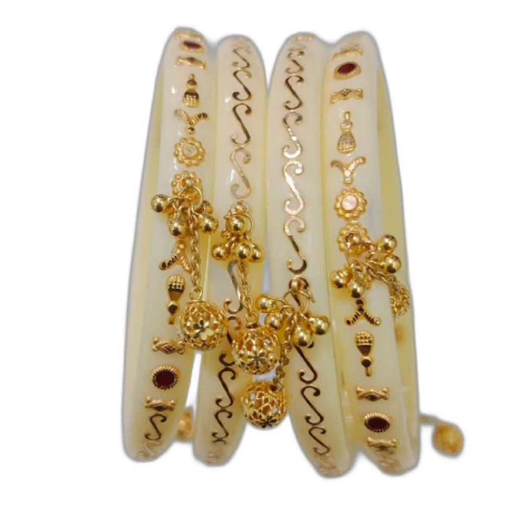 Gold Art Work traditional bangles