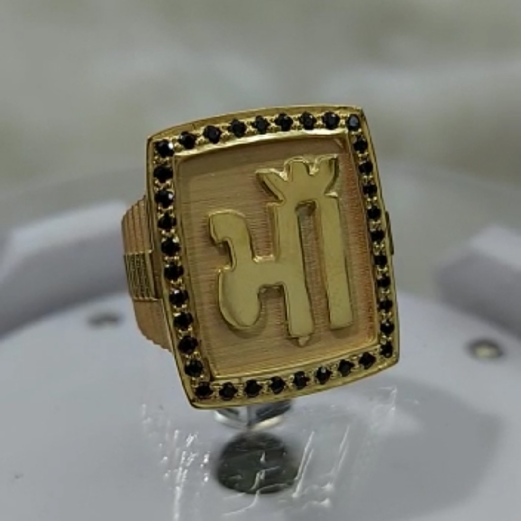 916 gold fancy gent's માઁ ring