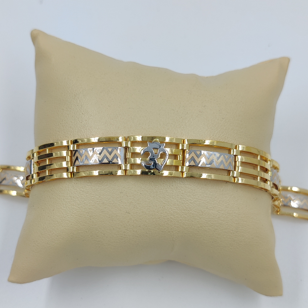 916 Gold Fancy Gent's Pasi Bracelet