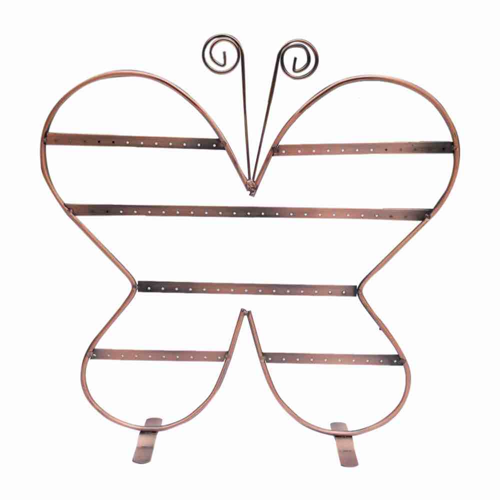 Butterfly metal earring stand