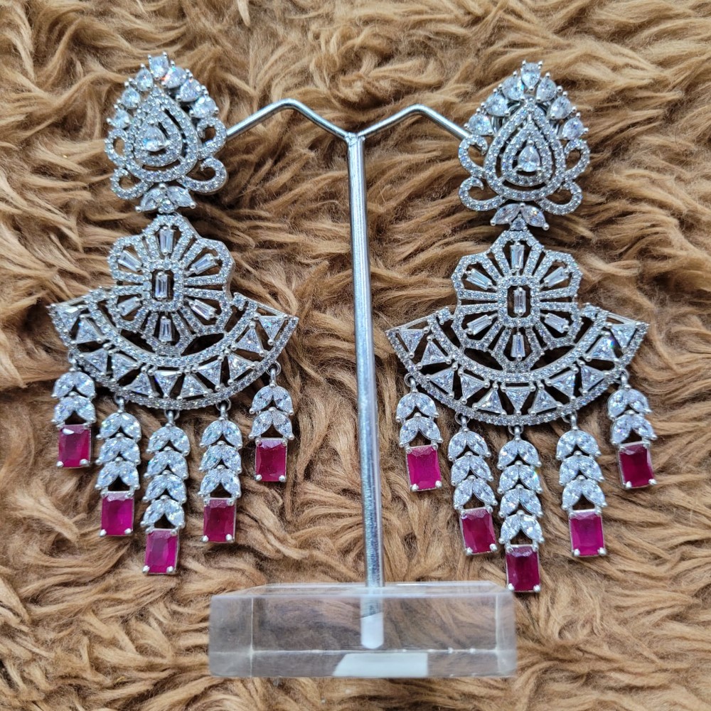 Glitter Heart Earrings For Women SJE50