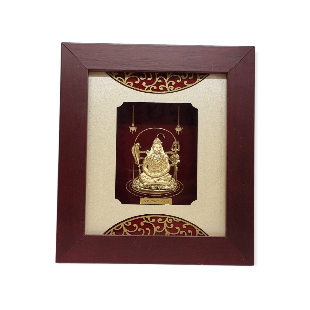 24kt gold shankar bhagwan frame