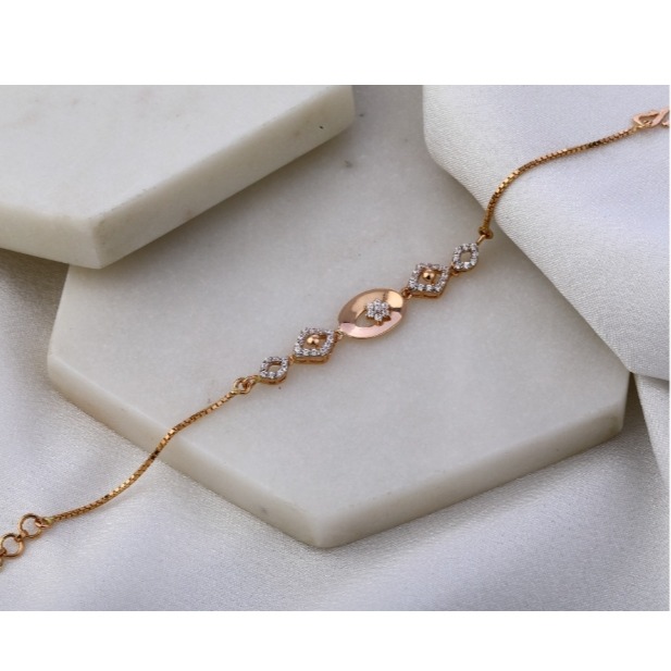 20 carat rose gold ladies bracelet RH-LB165