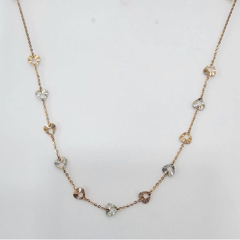 18K Rose Gold Heart Shape Necklace
