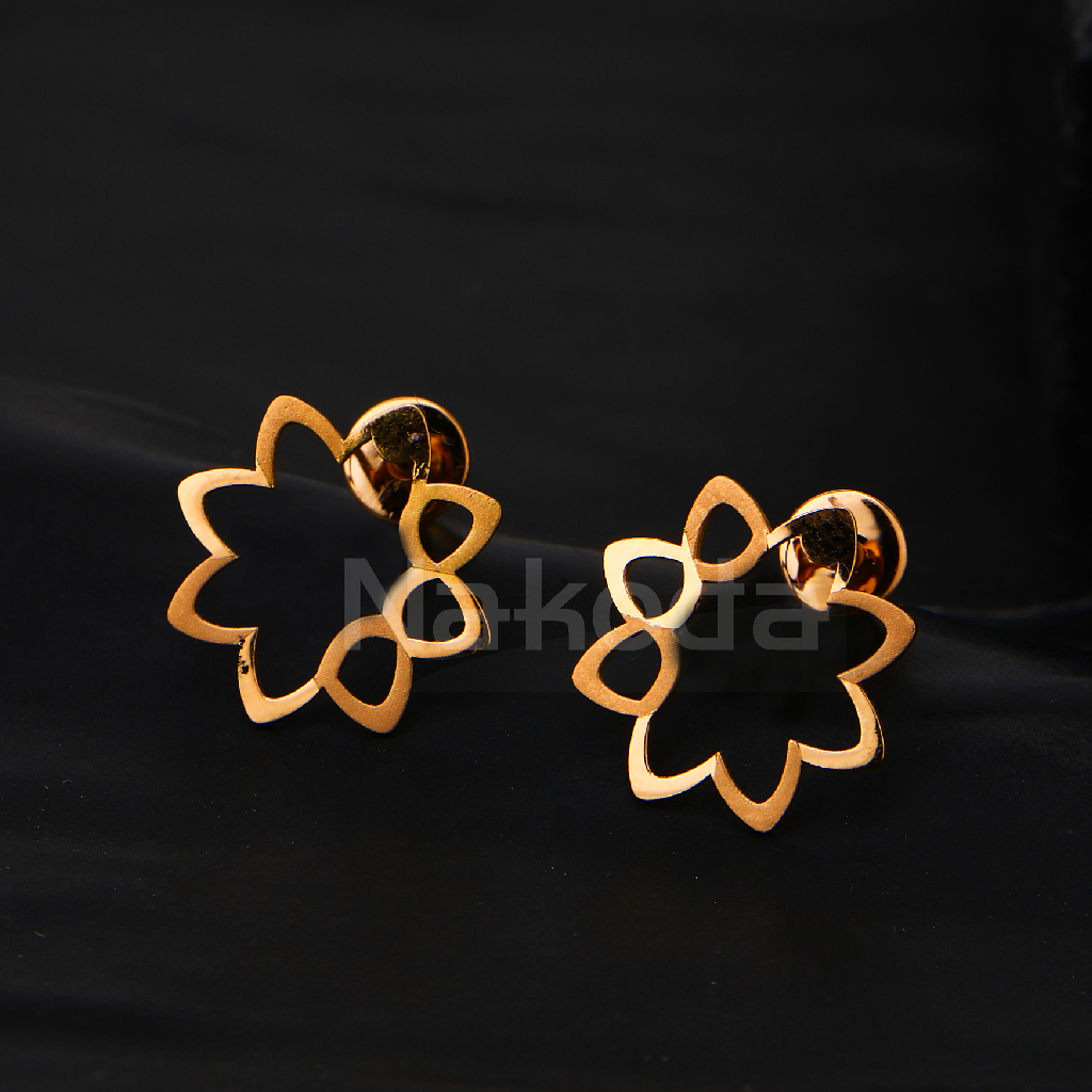 750 Rose Gold Fancy Ladies Earring RE246