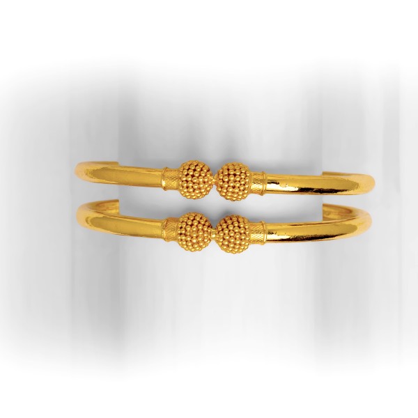 916 gold Simple copper kadli bangle