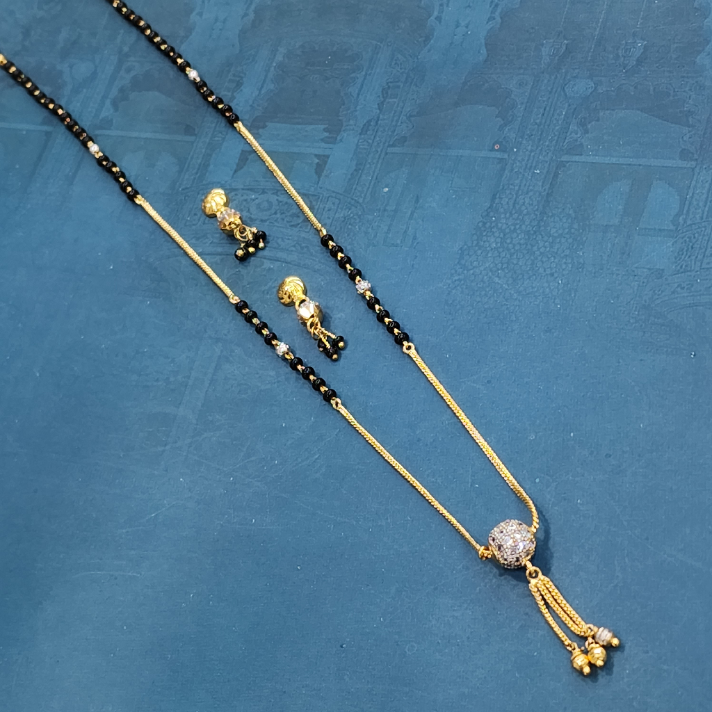 1.gram gold forming fashion  New Latest jewellery mangalsutra