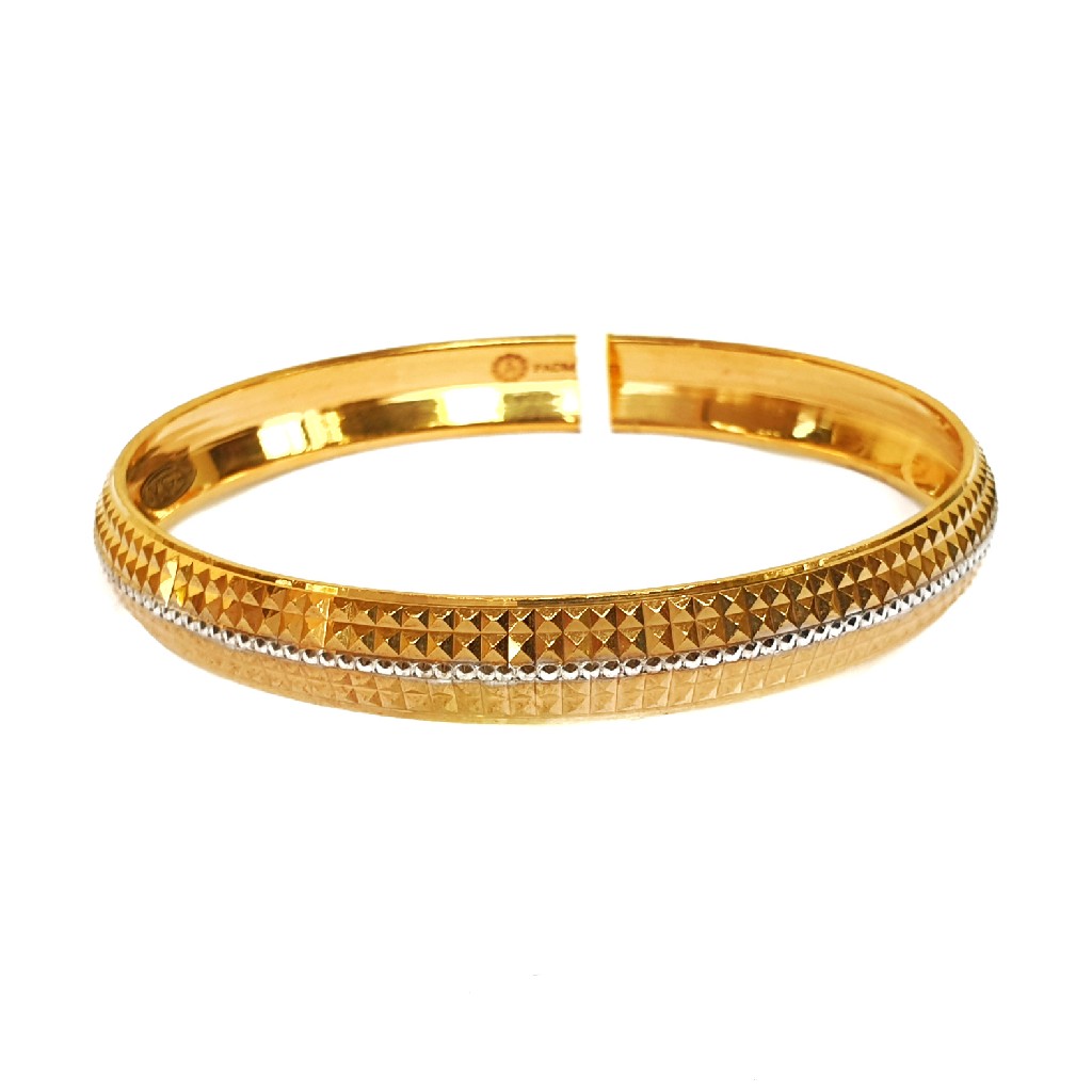 One gram gold forming kada bracelet mga - bre0090