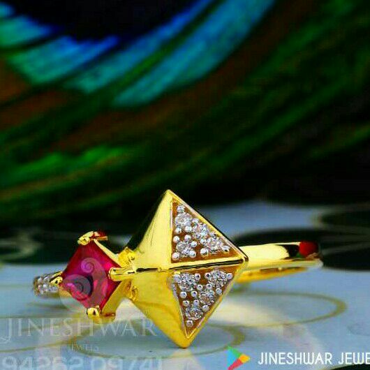 Unique color stone cz ladies Ring LRG -0199