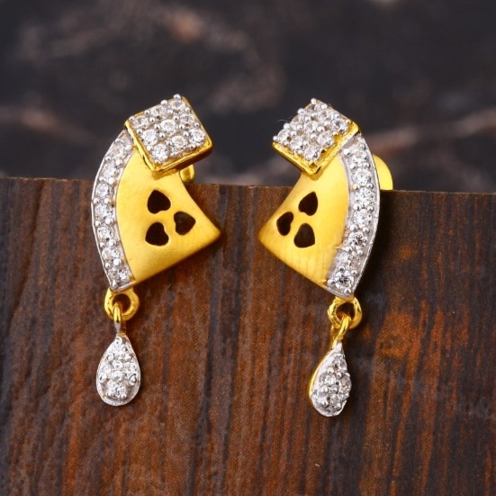 22 carat gold ladies earrings RH-LE915