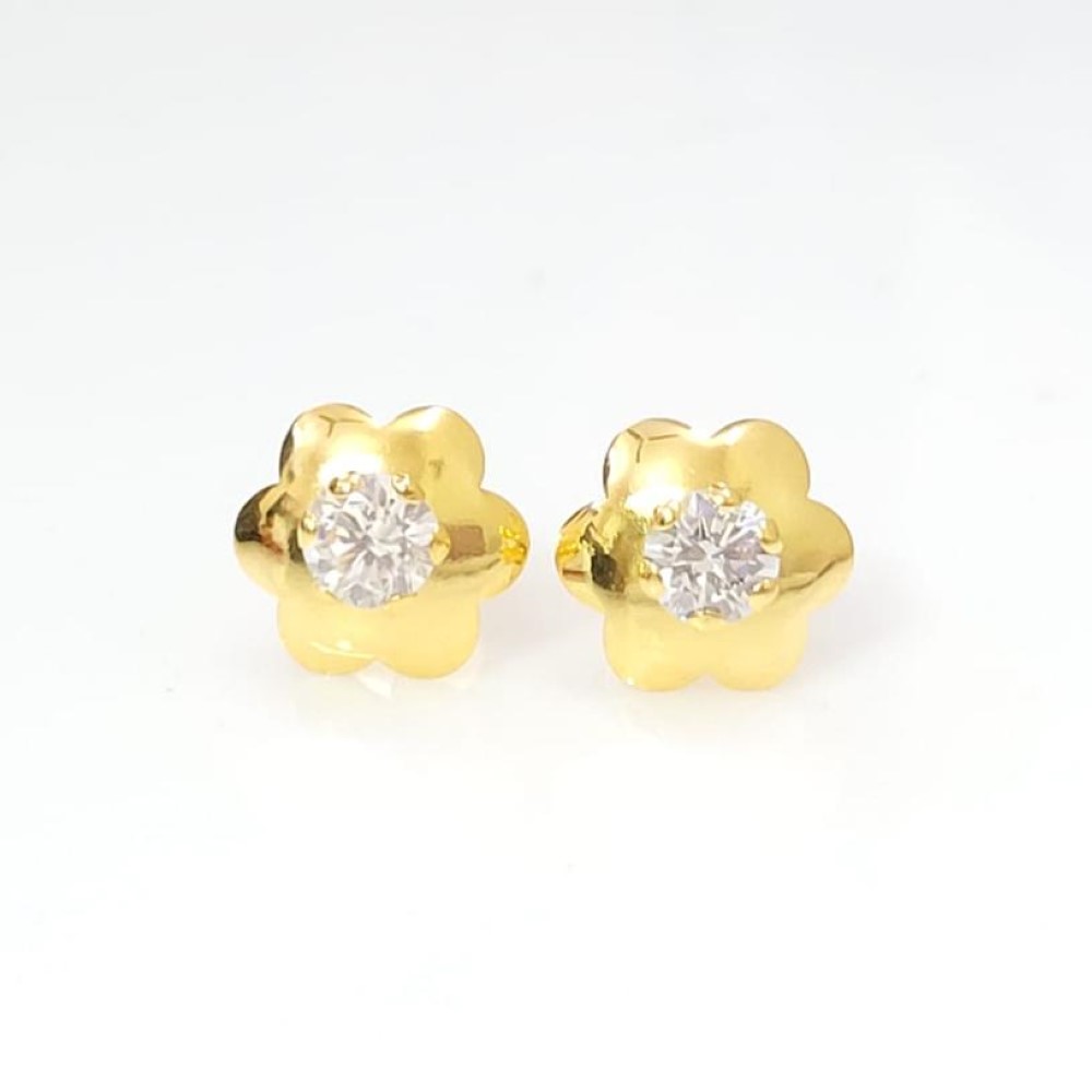 Yellow Gold Grand Design Earrings