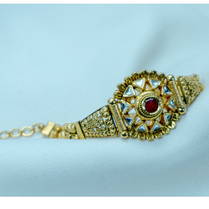 916 gold Bridal Antique Bracelet LB-566