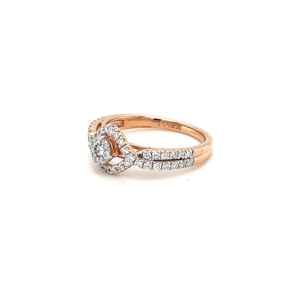 Pressure Setting Diamond Ring for Everyday Wear
