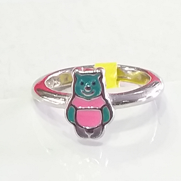Silver 92.5 Teddy Bear Ring