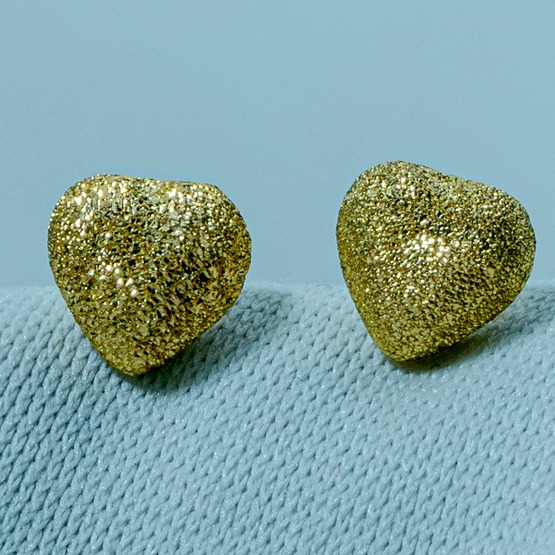 Gold Heart Earring ET-614