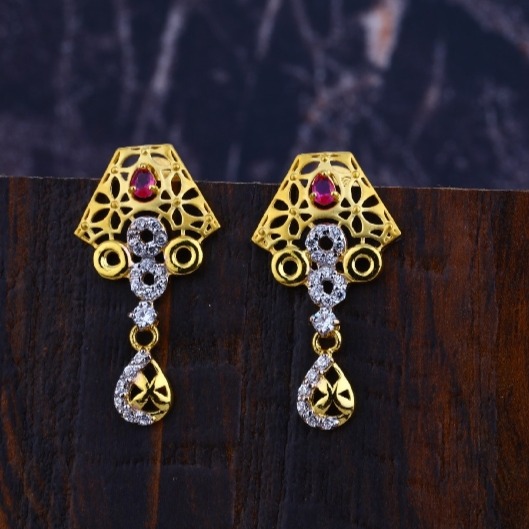 22 carat gold ladies earrings RH-LE711