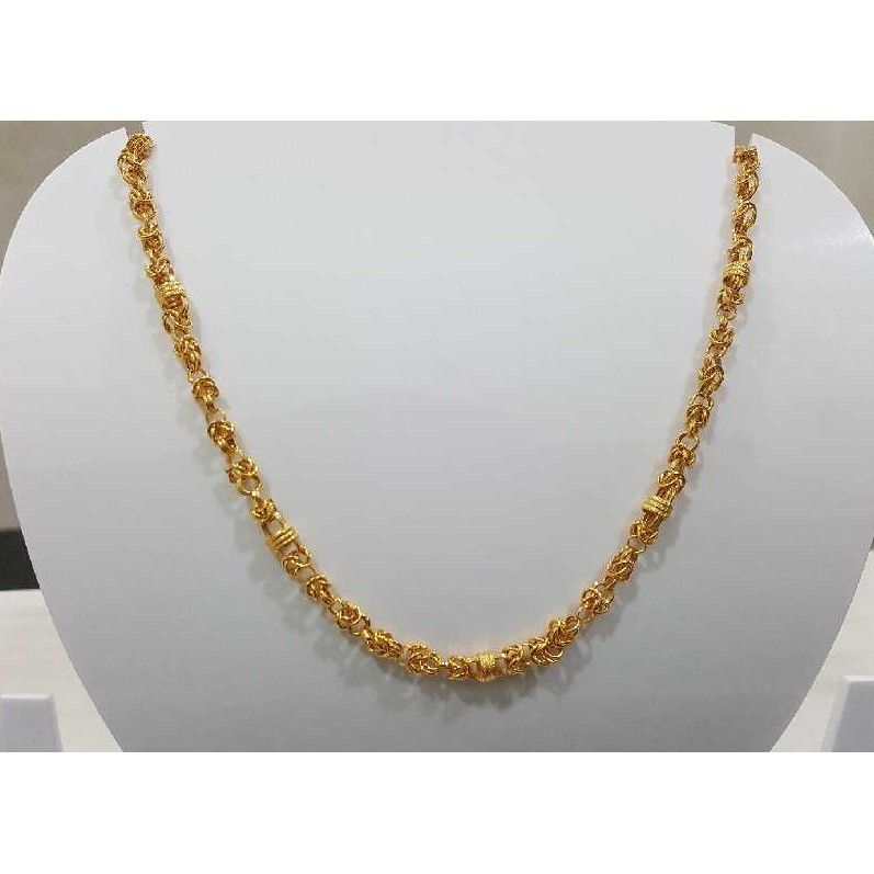 22KT Gold Hallmarked Indo Italian Chain For Gents