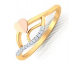 Heart Design Diamond ring