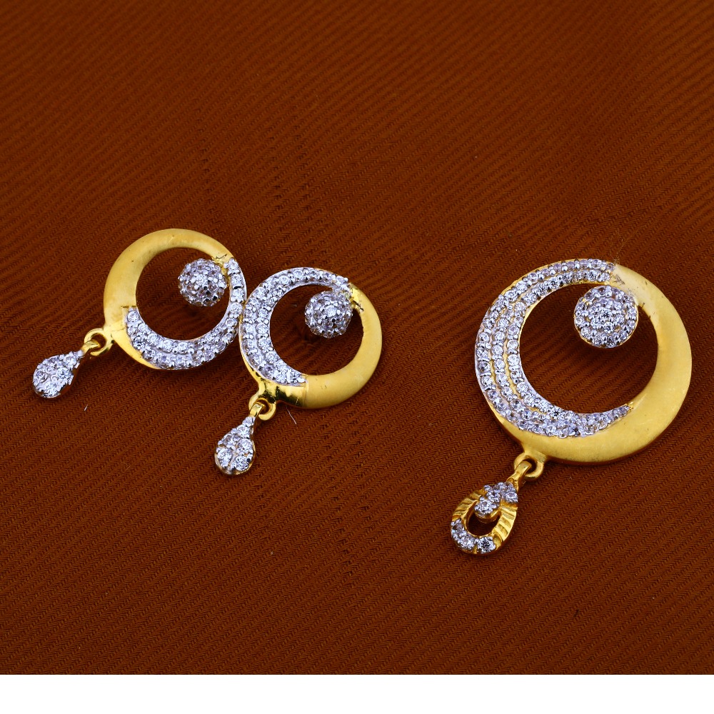 22ct Gold Designer Pendant Set FPS67