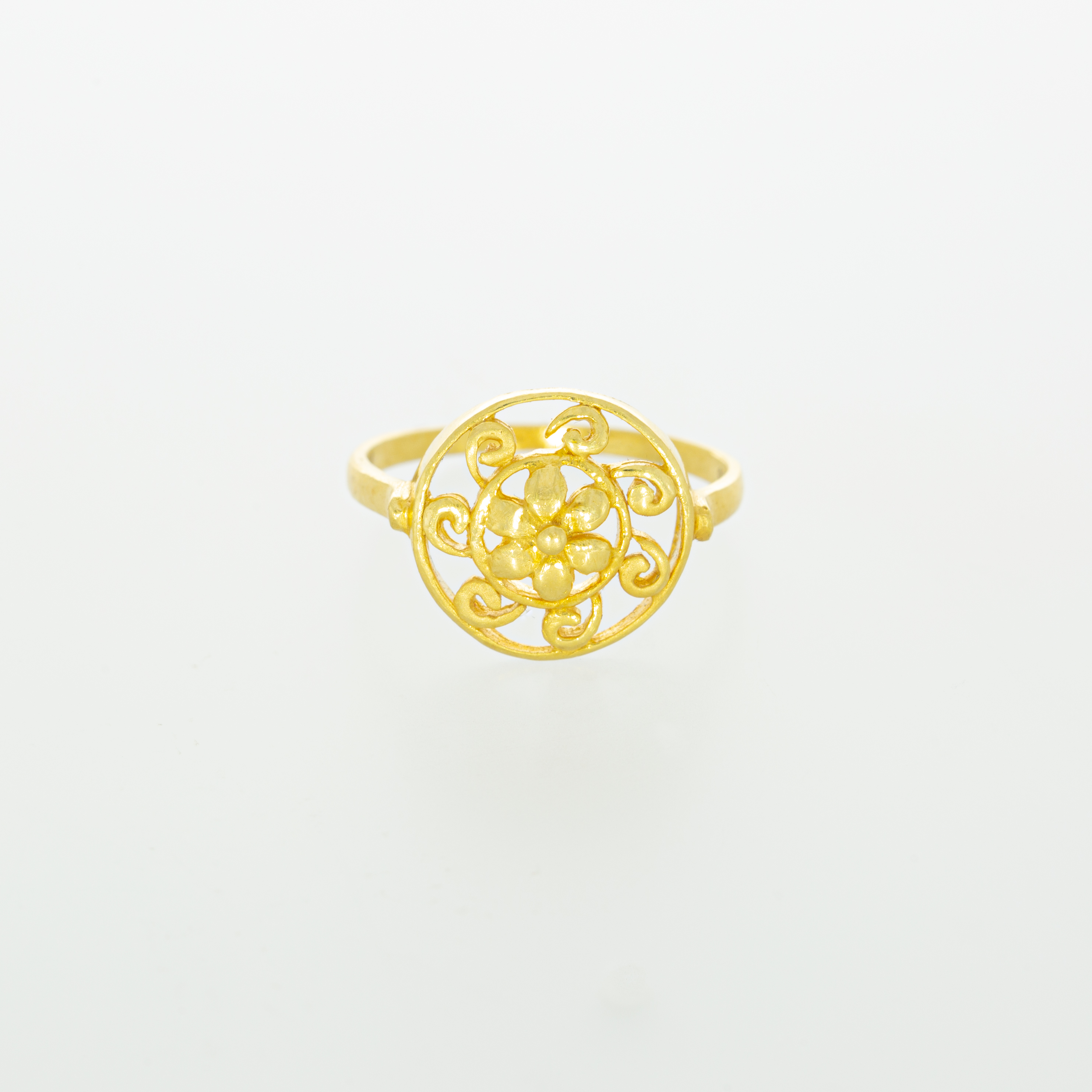 14k White Gold Single Row of Large Round Diamonds Circle Designer Wedding  Band Ring - Diamond & Design