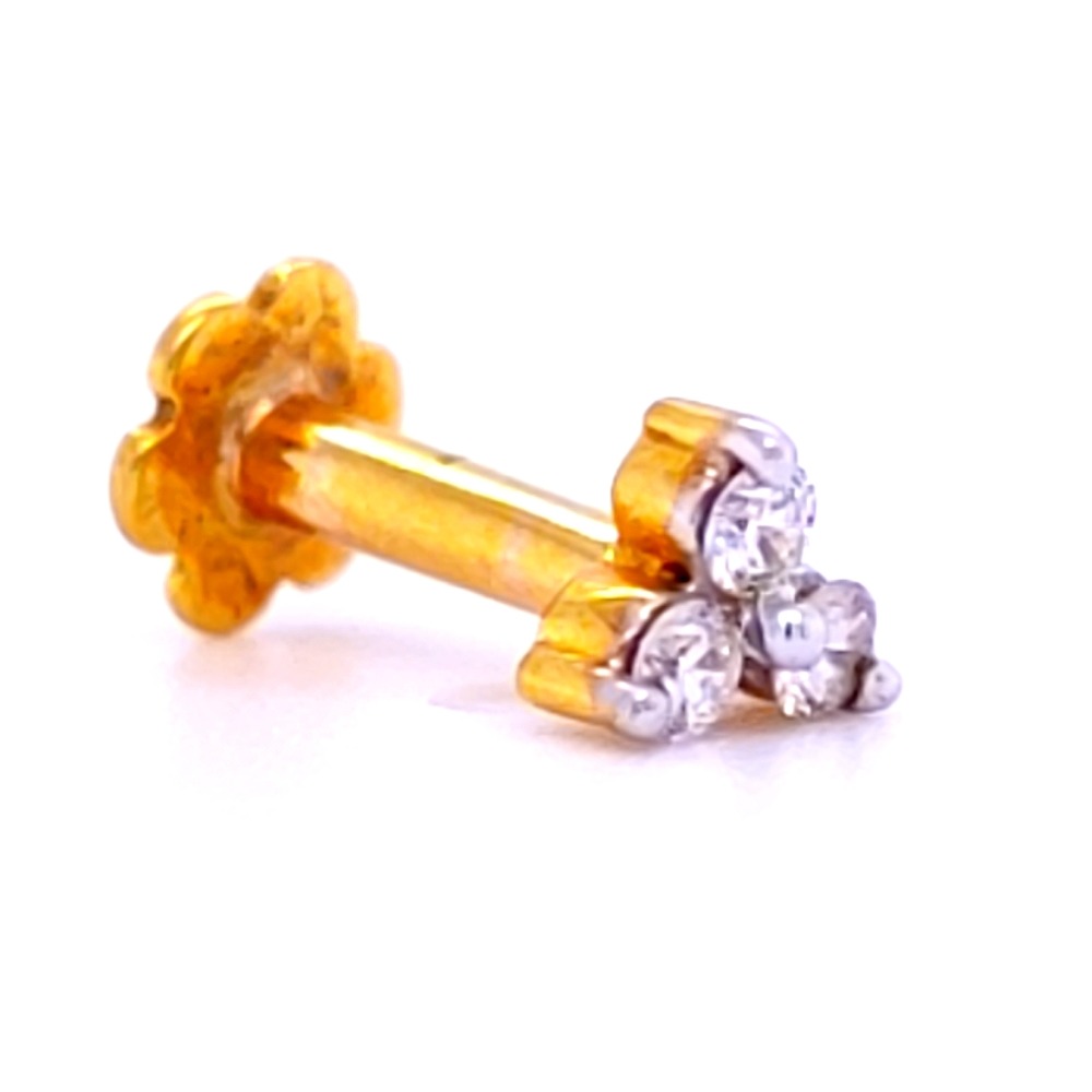 Trimora three diamond pipe nosepin