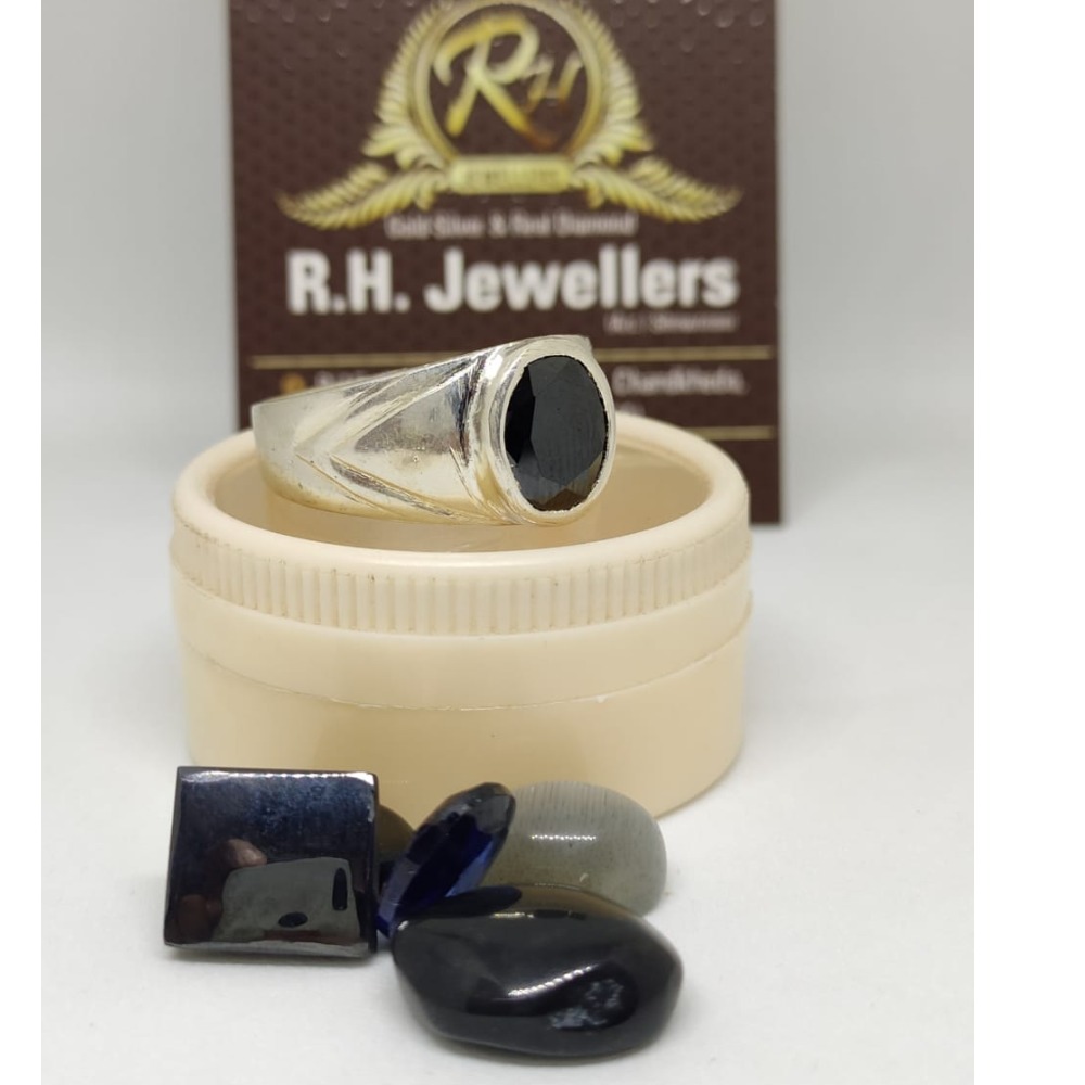 Silver real stone ring rh-sr603