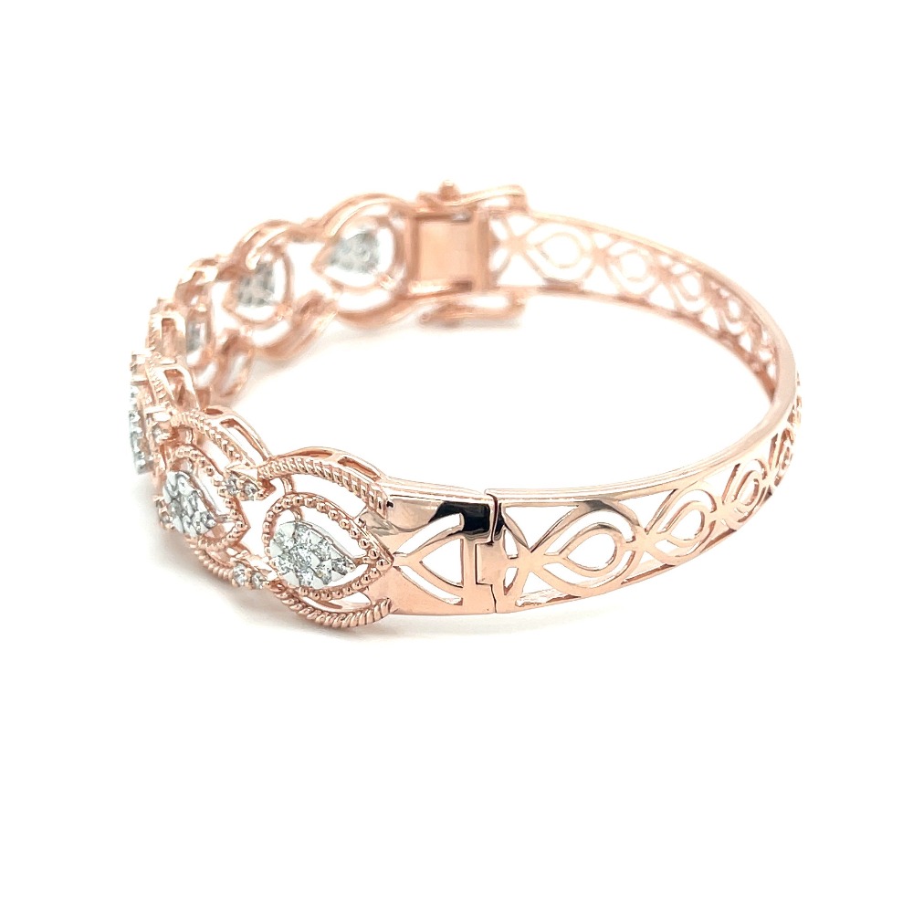 Adele Wedding Diamond Bracelet for Women in 14K Gold