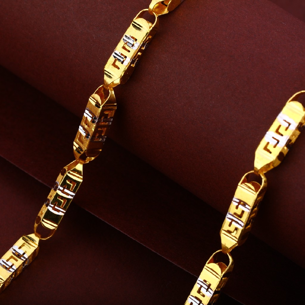 Buy quality Men's Designer 22K Turkey Gold Chain - MTC42 in Ahmedabad