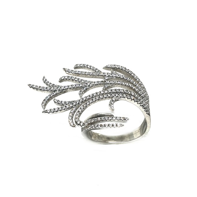 925 Sterling Silver Modern Style Ring MGA - LRS0049
