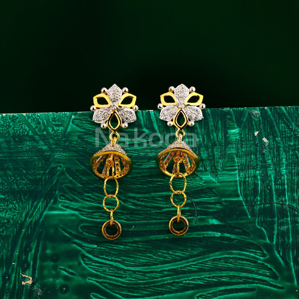 22KT Gold Ladies Stylish  Jhummar Earring LJE399