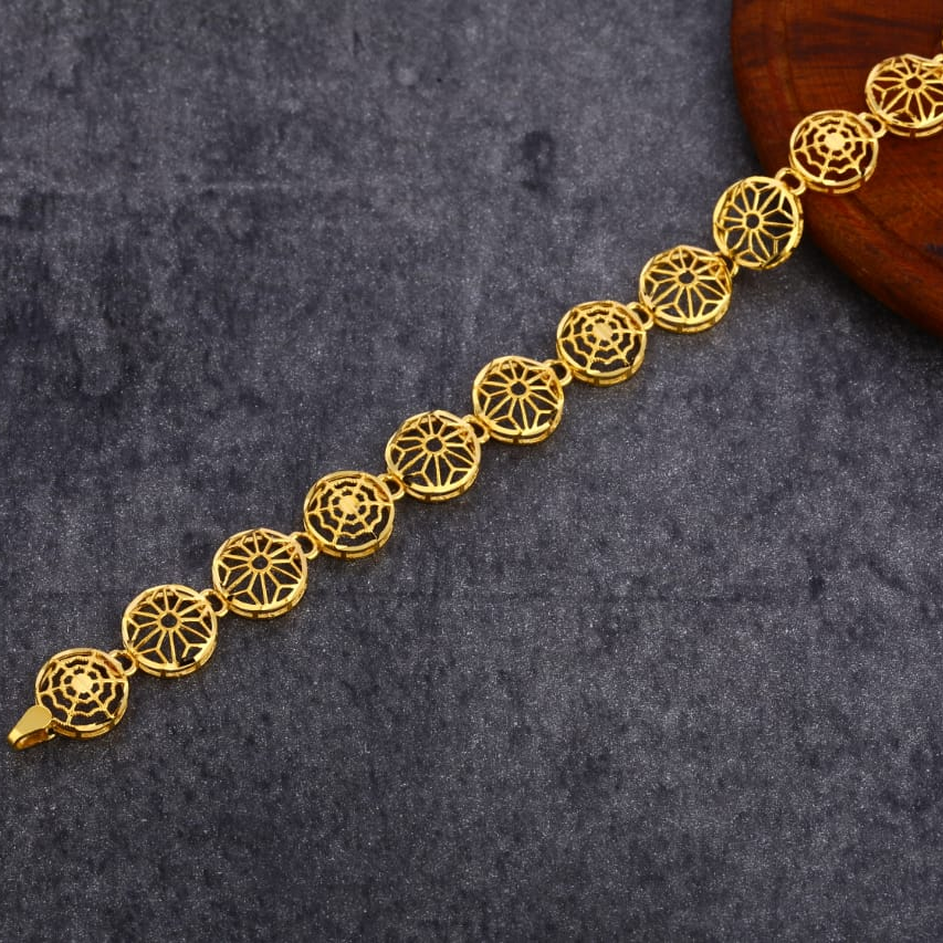 916 Gold Ladies Hallmark Fancy Bracelet LPBR80