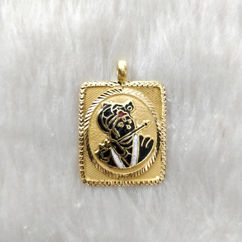 916 Gold Krishna Pendant