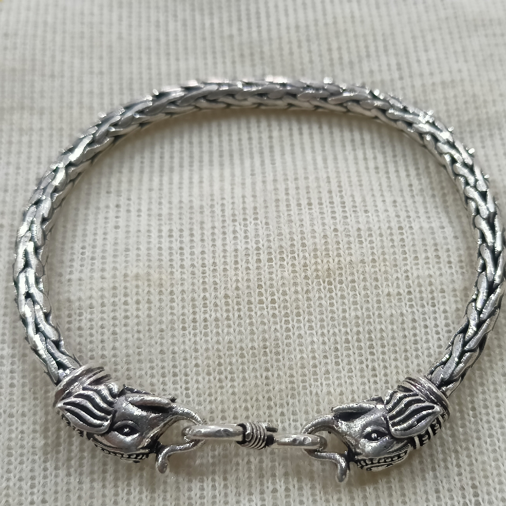 92.5 silver oxidised bracelet