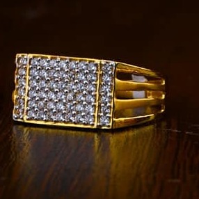916 Gold Gents Ring 0008