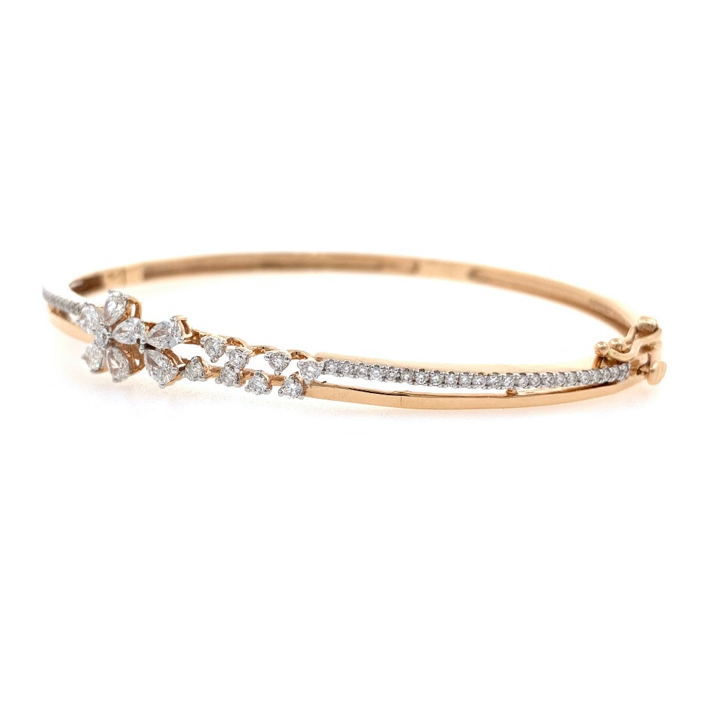 Belle diamond bracelet in rose gold 9brc14