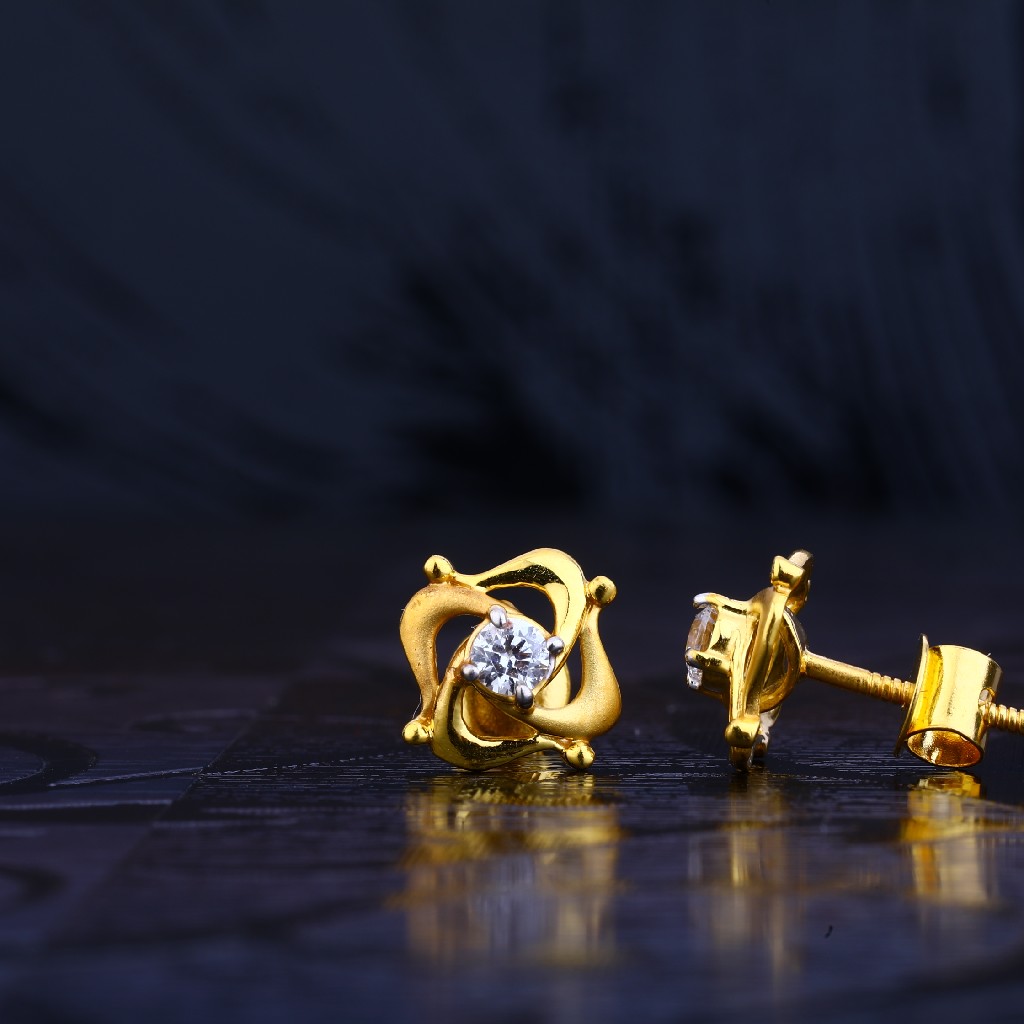 22ct Gold Designer Stylish Earring LSE76