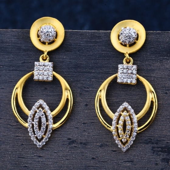 22 carat gold exclusive designer ladies earrings RH-LE914
