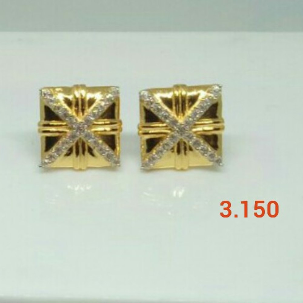 Gold Enduring Design Earrings