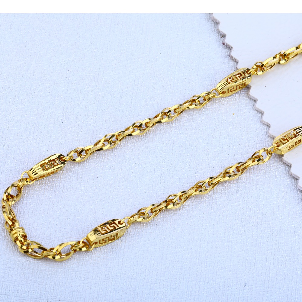 Buy quality 22ct Gold Designer Choco Chain MCH116 in Ahmedabad