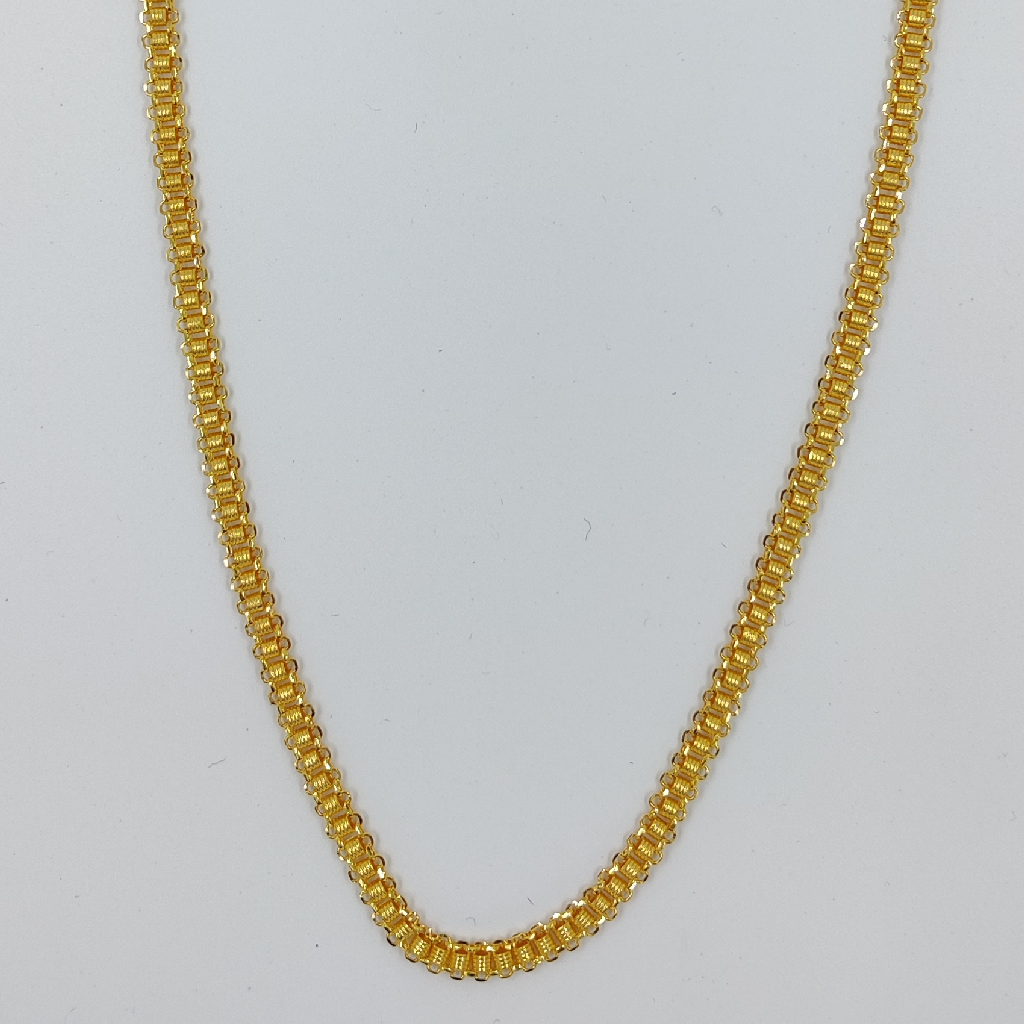 916 Gold Fancy Ladies Solid Chain