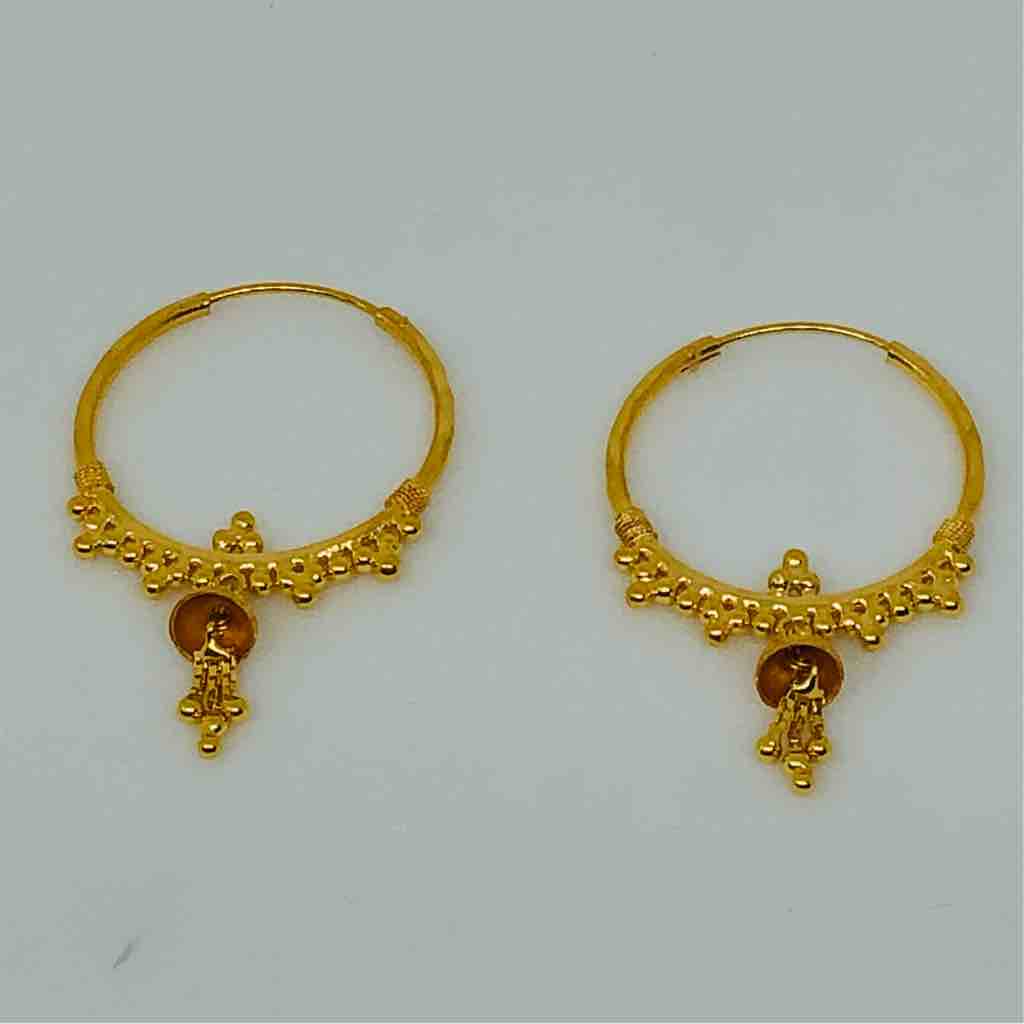 Plain gold earrings designs for female discount
