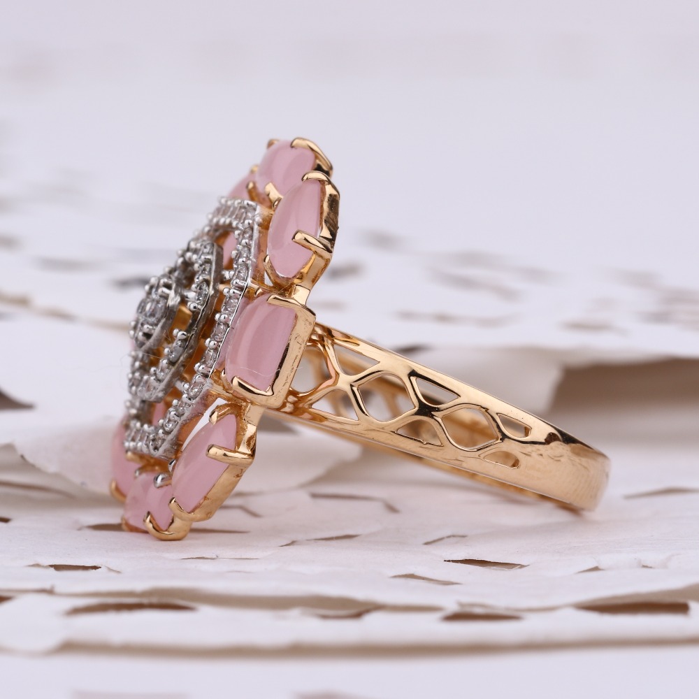 18KT Ladies Rose Gold Gorgeous Hallmark Ring RLR873