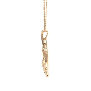 750 Gold Diamond Elegant Design Pendant Set