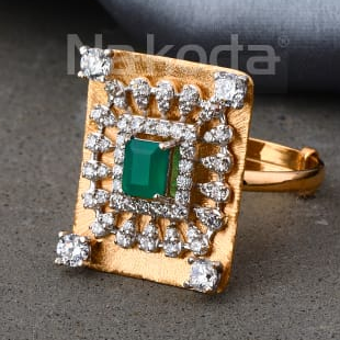 750 Rose Gold Hallmark Fancy Ladies Ring RLR954