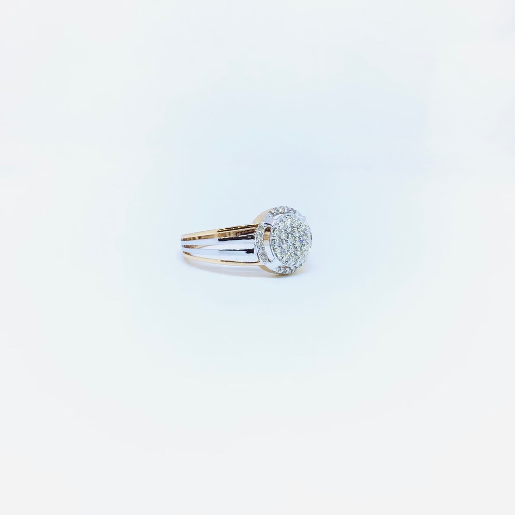 REAL DIAMOND FANCY BRANDED RING