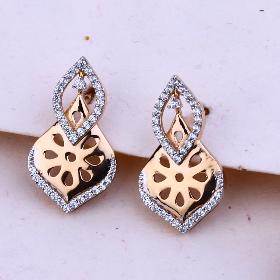 750 Rose Gold Stylish  Pendant Set RPS54