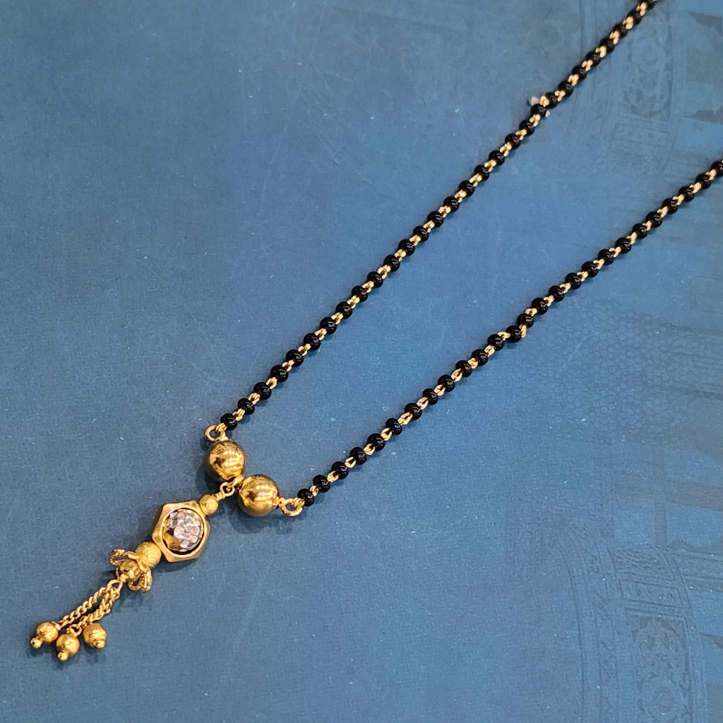 1.gram gold forming fashion Light Weight jewellery mangalsutra