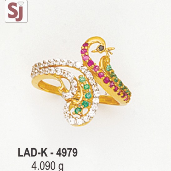 Peacock Ladies Ring Diamond LAD-K-4979